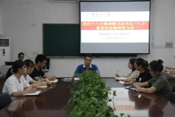 商学院团员青年深入学习共青团的十八大精神
